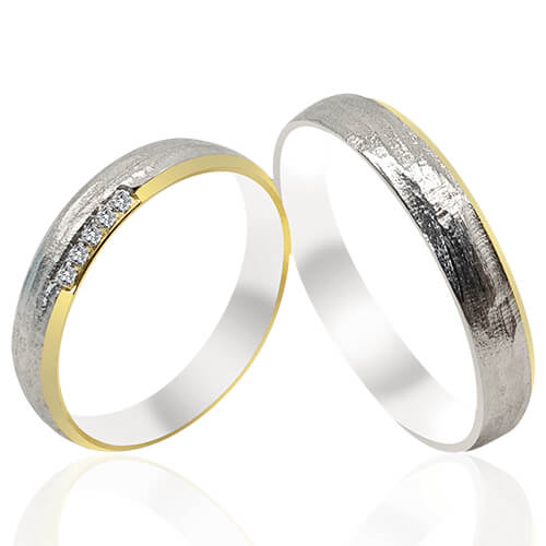 Textured Wedding Bands - 51812