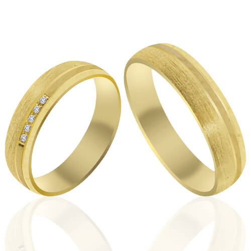 Polished Wedding Bands - 51908